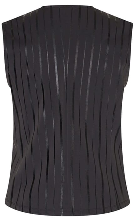 MI PIACE - Travel Gilet Stripe 2294 Black Foil - Maat : S