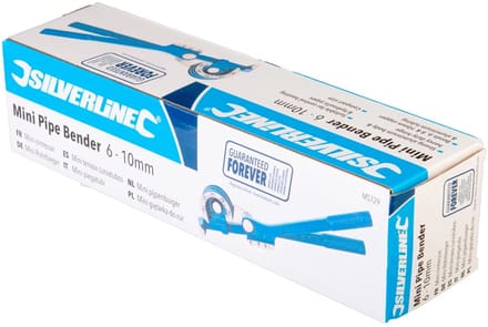 Silverline Mini pijpenbuiger - compact - voor 6, 8 en 10 mm pijpen - aluminium - 270 mm