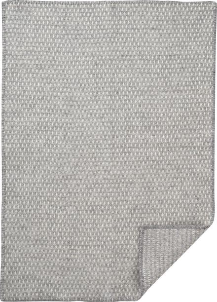 Klippan - wiegdeken -Knut- wollen wiegdeken –licht grijs- 65x90 cm