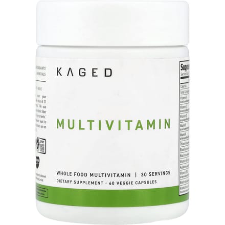 Kaged, multivitamines, 60 gélules végétales