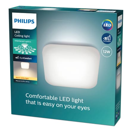 Philips Mauve LED plafondlamp 2.700K 26 x 26 cm