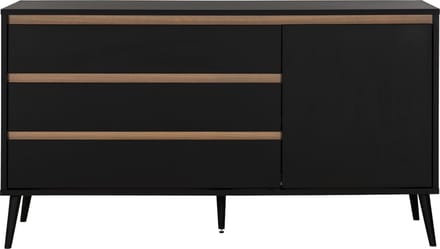 Europe Baby Sterre Commode XL Zwart / Oak