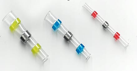 COSMO S21 - Krimpkous Met Tin - 0.5-1.5mm - Rood - 50 Stuks