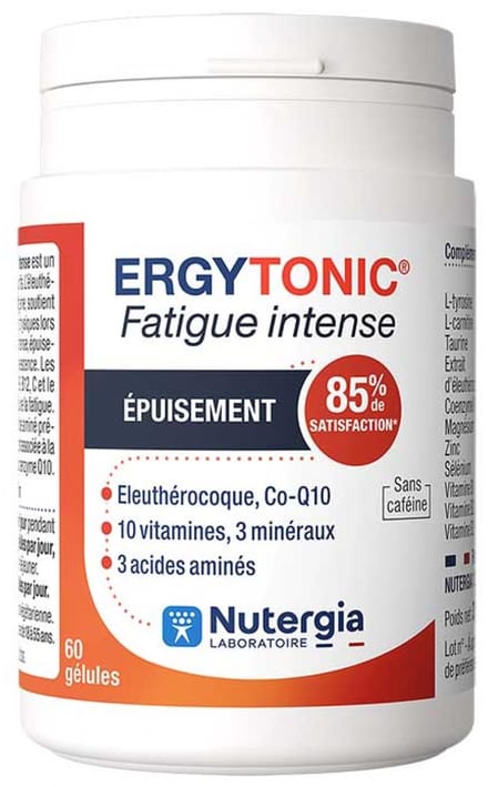 Nutergia Ergytonic Intense Vermoeidheid 60 Capsules