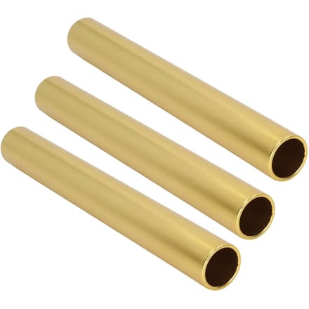 3 PCS Bâton de Relais de Compétition Couleur Vive Creux Sculpté Alliage d'Aluminium Bâton de Relais Piste pour beige