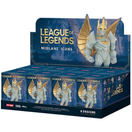 POP MART League of Legends Midlane Icons Serie Figuren Blind Box blue