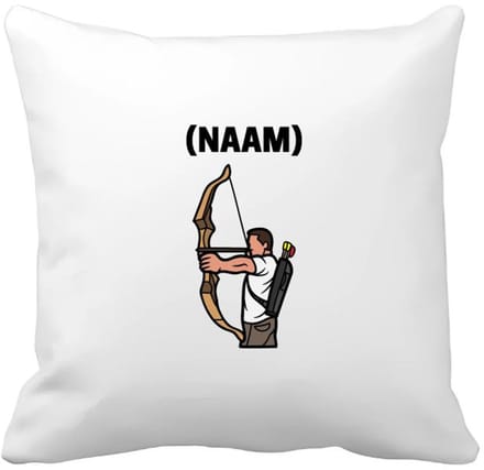 Akyol - boogschieten met eigen naam Kussen hoes - Sport - boogschieter - sport - 40 bij 40 cm