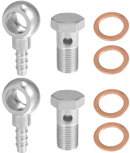 Store_7 - Banjo Fitting Adapter - Remsysteem - Zilveren Toon - 14mm