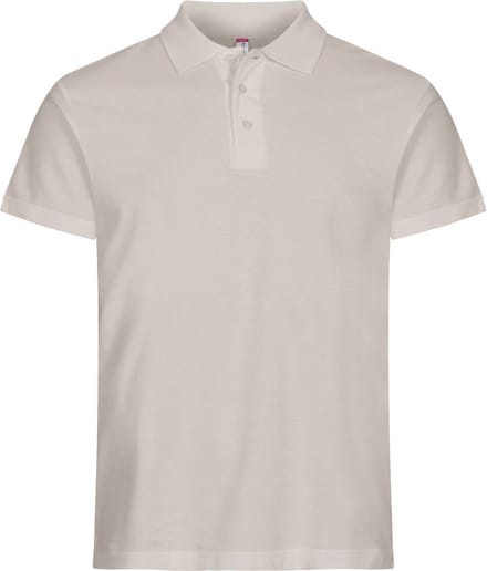 Clique Basic Polo 028230 - steengrijs - 4XL