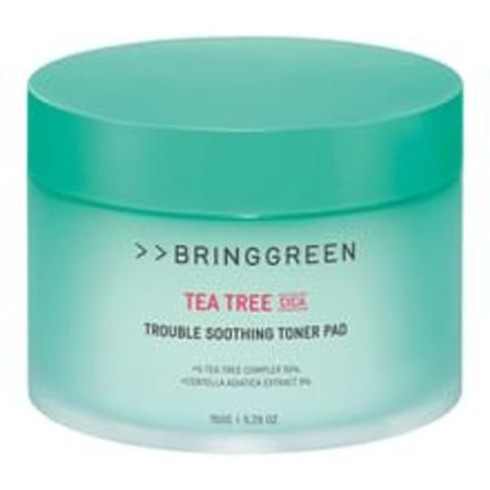 BRING GREEN - Tea Tree Cica Trouble Soothing Toner Pad - Tonerpads