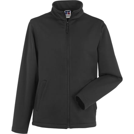 Russell Heren Slimme Softshell-jas (Zwart)