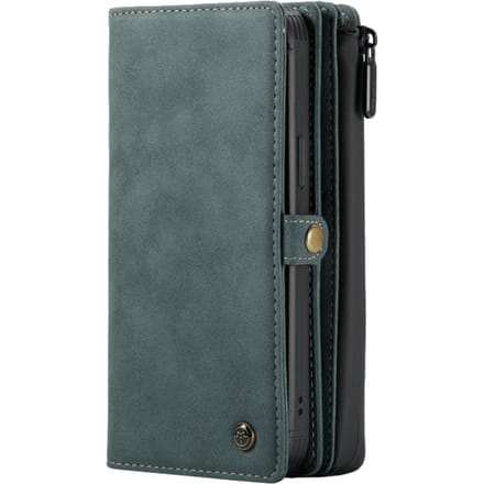 Caseme iPhone 12 Pro Max 2 in 1 Luxury Wallet  Blauw