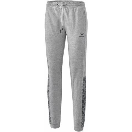 Erima Essential Team Sweatbroek Dames - Slate Grey / Licht Grey Melange | Maat: 36