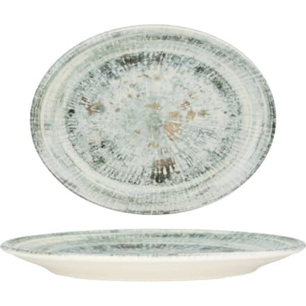 Bonna Serveerschaal - Odette - Porselein - 25x19 cm - set van 2