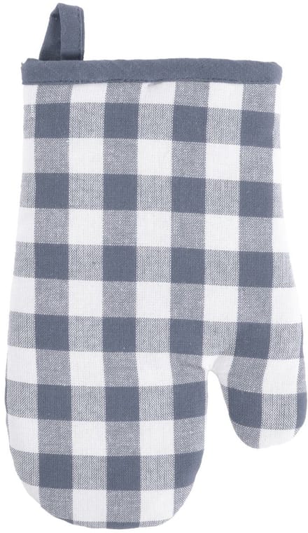 Tiseco Gingham Ovenwant - 28 x 18cm - Blauw