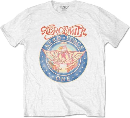 Aerosmith - Aero Force Heren Tshirt - XL - Wit