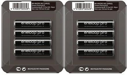 AAA Panasonic eneloop PRO Sliding Box oplaadbare batterij - 8 Stuks (2 Blisters a 4St)