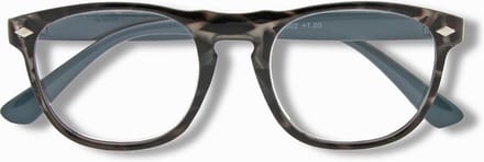 Noci Eyewear WCE002 Luciano Leesbril +3.00 - Wit tortoise over lichtblauw