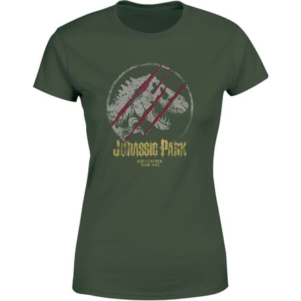 Jurassic Park Lost Control Women's T-Shirt - Green - S