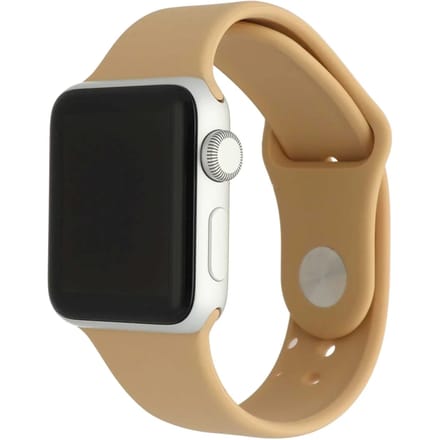 2+1 | Apple Watch Bandje Savro - Siliconen - Walnoot