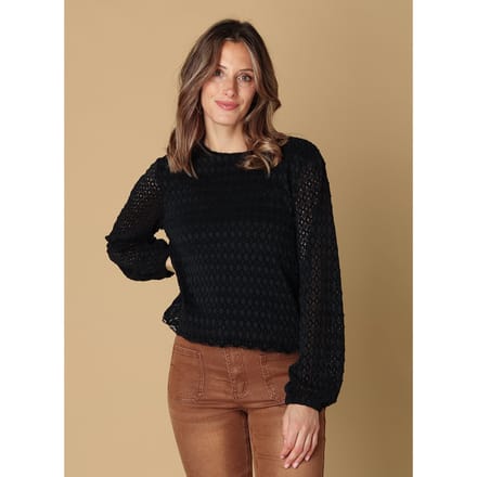 IVY BEAU Skye Tops - Black - maat 40