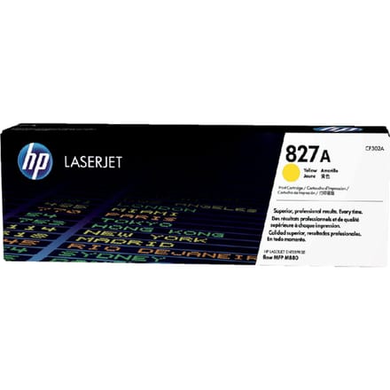 HP CF302A nr. 827A toner cartridge geel (origineel)