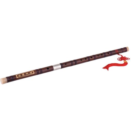 Flûte Dizi en Bambou Amer Enfichable Instrument de Musique à Vent en Bois Chinois Traditionnel Fait Main Tonalité de Do Niveau Étude gray