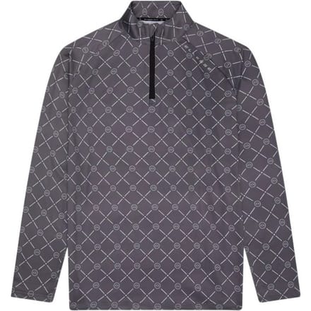 Ellesse Heren Chieso golf-fleece met halve rits en relaxte pasvorm (Grijs)