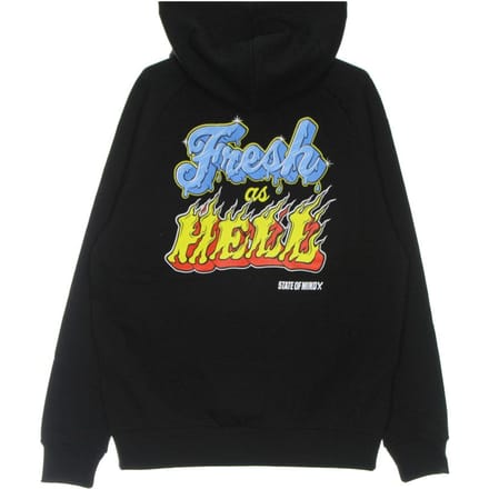 Fresh As Hell lichtgewicht herenhoodie zwart