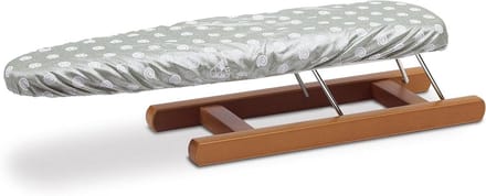 Strijkplank Accessoire - Mouwen Strijken - Kleding Verzorgen - Massief Beukenhout Frame - Compact Ontwerp - Kersenhout