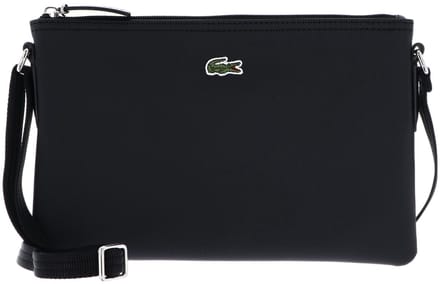 LACOSTE schoudertas Flat Crossover Bag Noir zwart