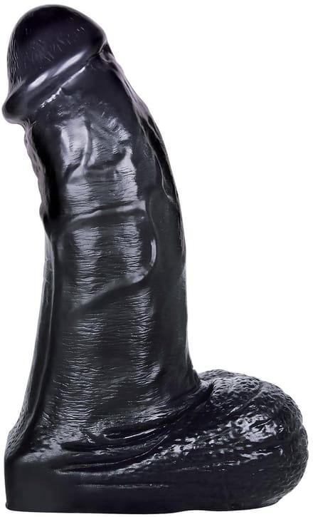 NMC 10.5 inch PVC Giant dildo - Zwart - 27 cm