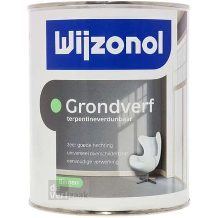 Wijzonol Alkyd Grondverf Wit - 500 ml INT
