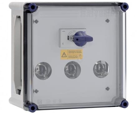 Eaton Halyester voedingkast SRGH25/4 M/DUCO 4P+3xDII