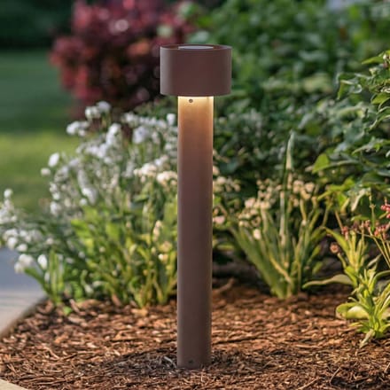 Arcchio LED tuinpadverlichting Milten, 65 cm, roest, IP65