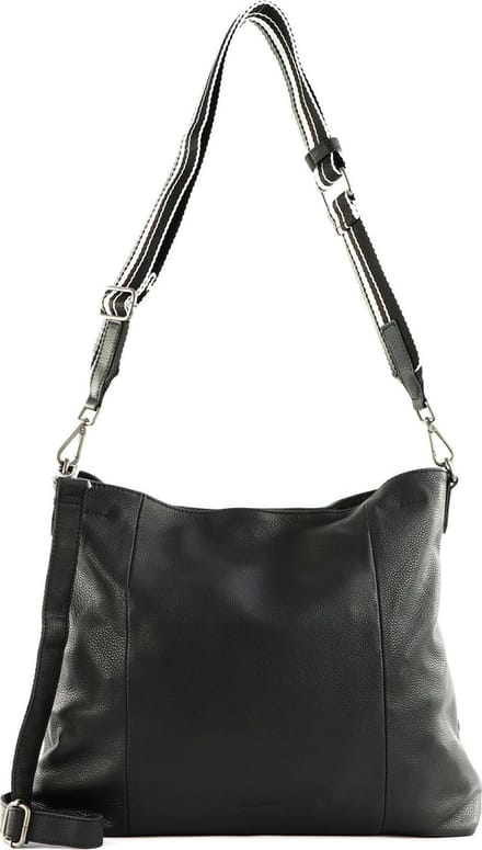 FREDsBRUDER Leren Handian Shopper Black Zwart