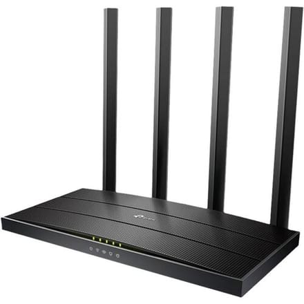 TP-Link Archer C6 - Draadloze Router - 1200 Mbps - WiFi 5 - Zwart