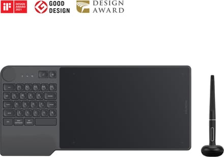 Huion Inspiroy KeyDial KD200 - Pen Tablet - Draaiknop - Bluetooth