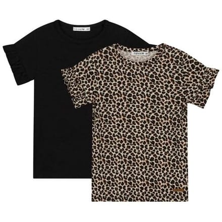 Prénatal baby shirts 2 stuks Night Black 56 dames