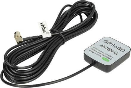 GPS Antenne - Navigatie Antenne - Verbeter Signaal - Magnetische Basis - 5 Meter Kabel - Zwart