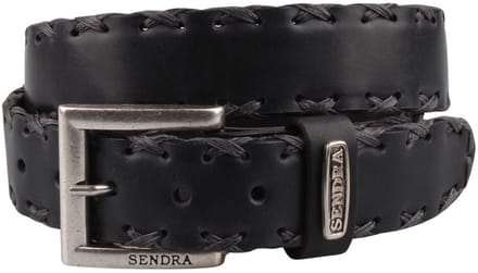 Sendra leren riem 7336 zwart