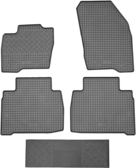 Rigum - Auto Vloermatten Set - Voor Ford S-Max II - Met Bescherming - Op Maat