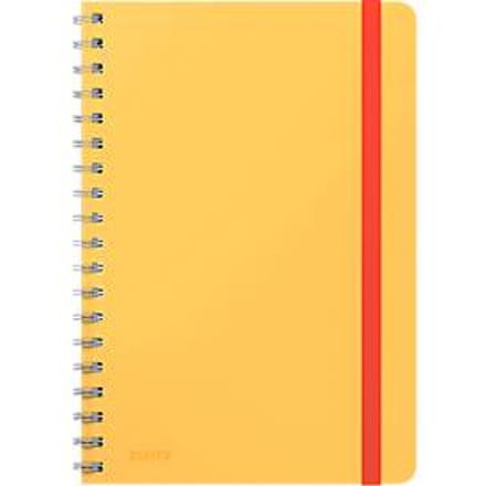 Leitz Cosy college notebook, DIN B5, vierkant, spiraalgebonden, 100 g/m² papier, 80 vel, geel