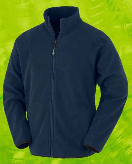 Result Recycled Microfleece Jacket RT907 - Navy - L