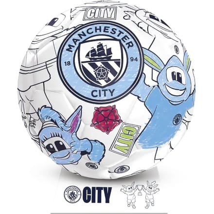 Manchester City - kleur jouw eigen mini voetbal