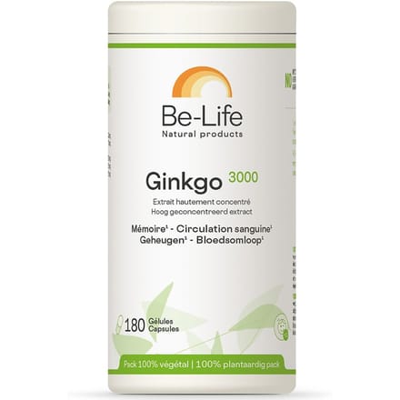 Be-Life Gink-go 3000 bio 180 Softgels