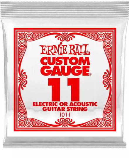 Refill per 6/ERNIE BALL/ELECTRIC STRINGS/Plain steel 011