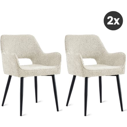 Multifurn 2x eetkamerstoel ray (set van 2)