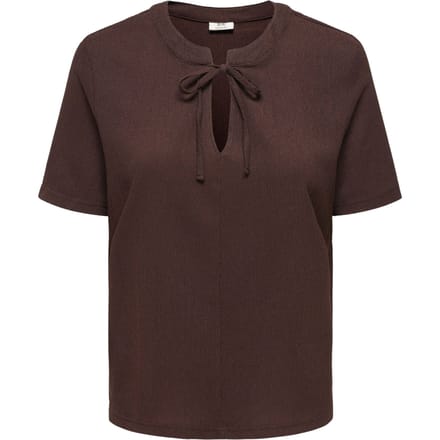 Jacqueline de Yong Jdydebbie ss v neck top jrs dia -