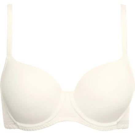 Katoenen champagne kleurige beugel BH Lisca Ines